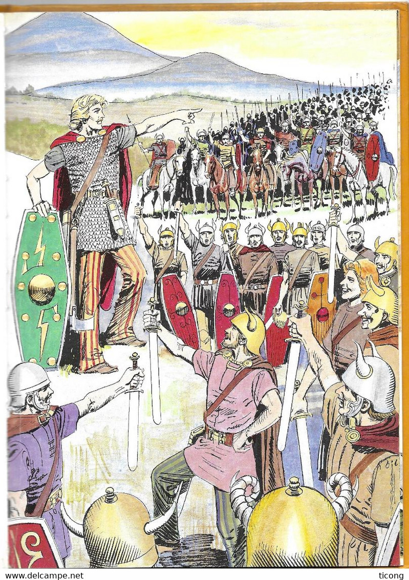 VERCINGETORIX ( HACHETTE JUNIOR 1985 ) ECRIT PAR JACQUES MARSEILLE, ILLUSTRATIONS DE PIERRE LE GUEN, VOIR  LES SCANNERS - Hachette