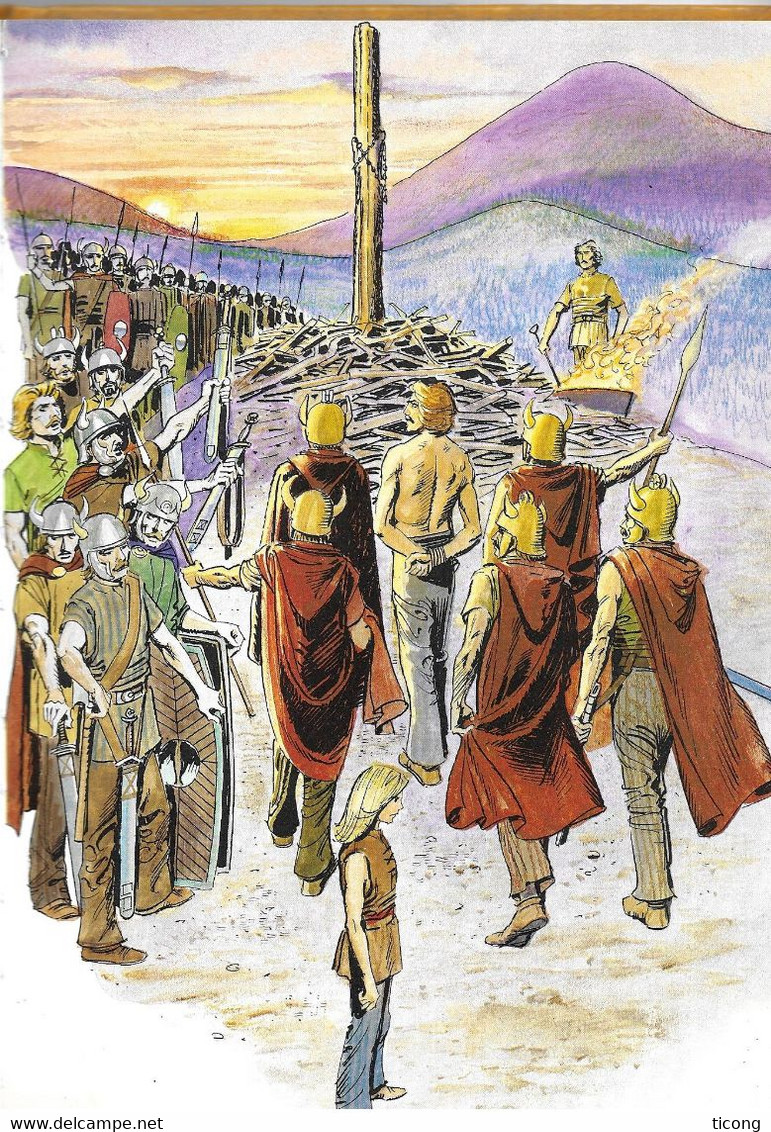 VERCINGETORIX ( HACHETTE JUNIOR 1985 ) ECRIT PAR JACQUES MARSEILLE, ILLUSTRATIONS DE PIERRE LE GUEN, VOIR  LES SCANNERS - Hachette