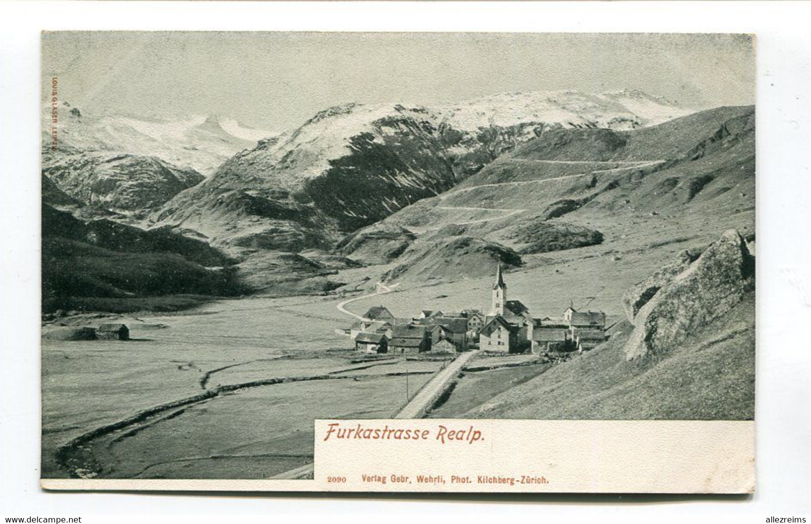 Carte  Suisse : FURKASTRASSE REALP      A  VOIR  !!!! - Realp