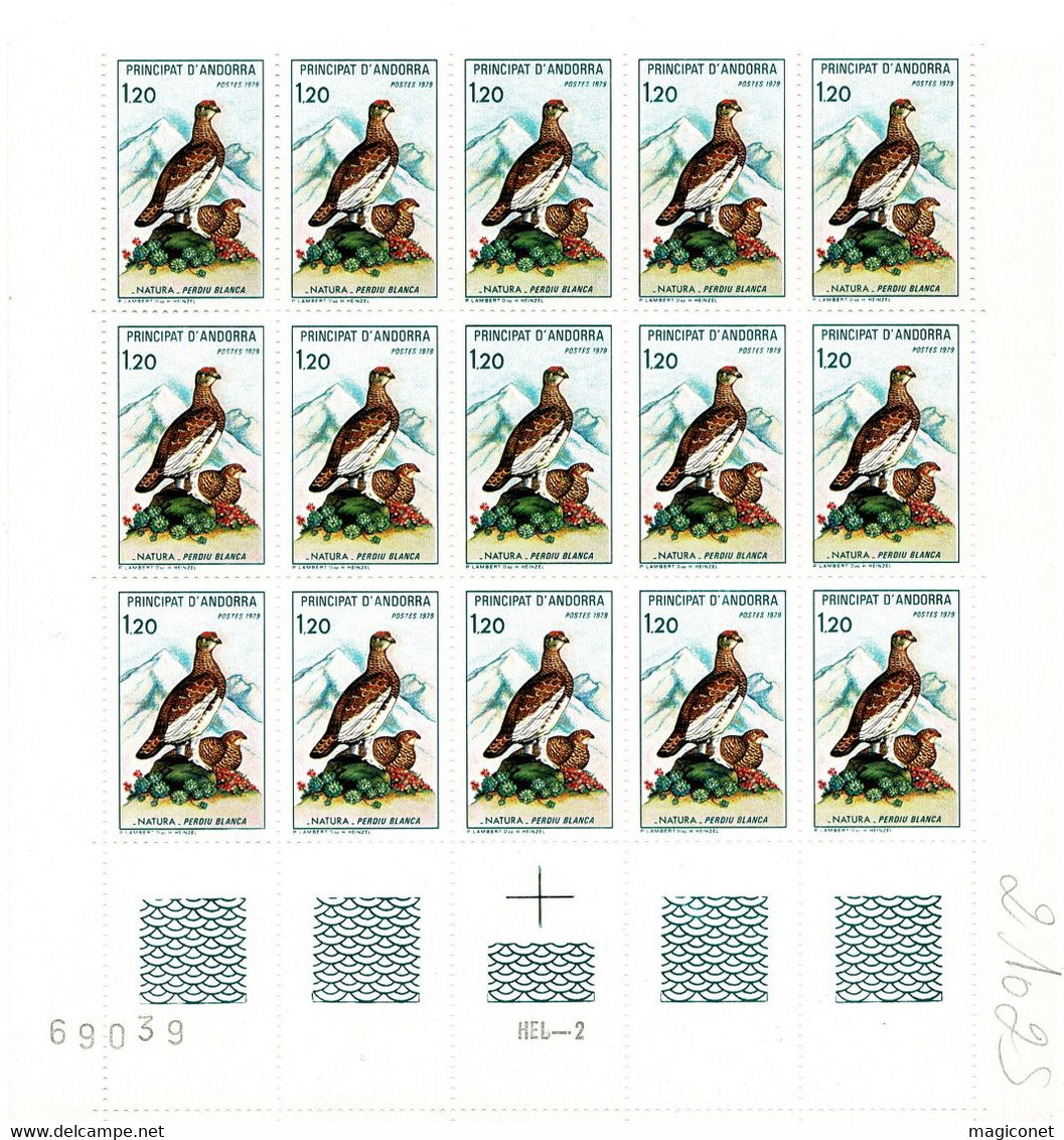 Andorre Français -  Lot De Fragment De Feuilles - Cote 749€ - Collections