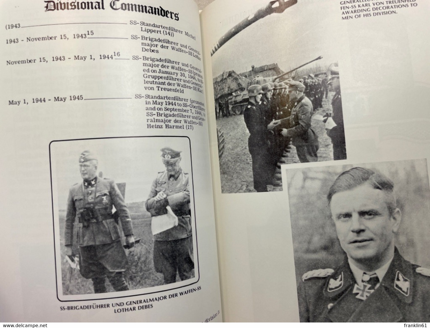 Uniforms, Organization and History of the Waffen-SS.