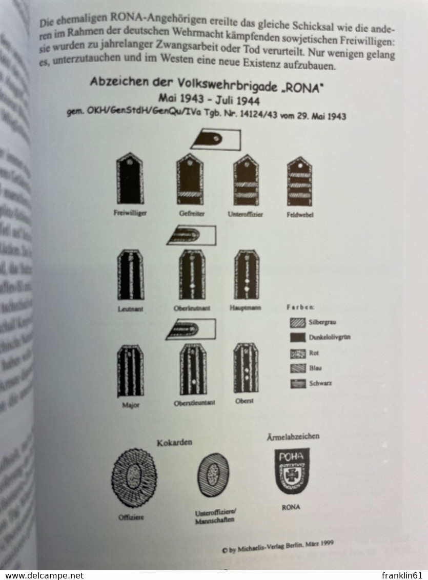 Russen In Der Waffen-SS : 29. Waffen-Grenadier-Division Der SS RONA (russische Nr. 1), 30. Waffen-Grenadier-Di - 4. Neuzeit (1789-1914)