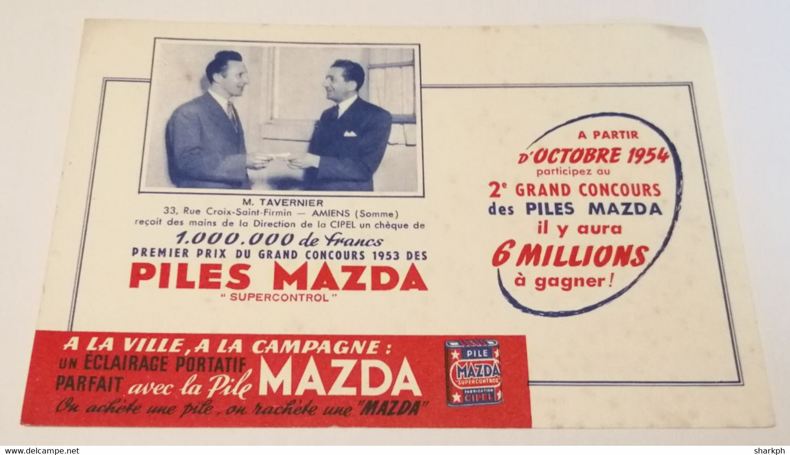 BUVARD MAZDA "concours" - Piles