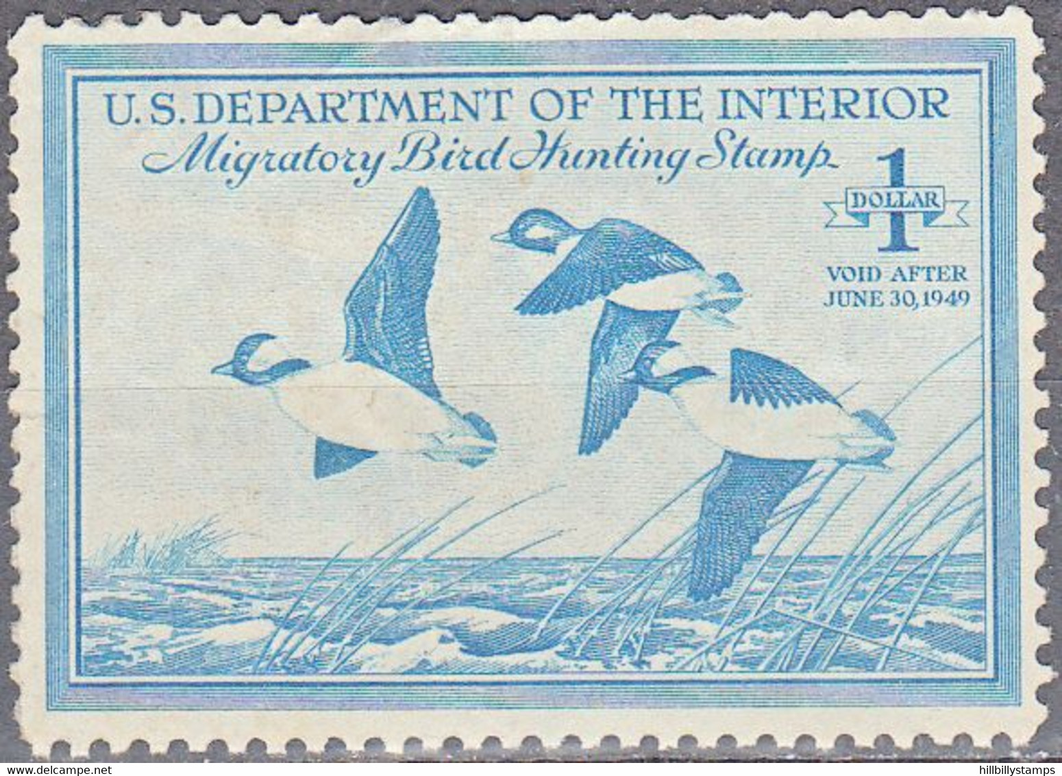 UNITED STATES  SCOTT NO RW15  MINT HINGED  YEAR  1948 - Duck Stamps