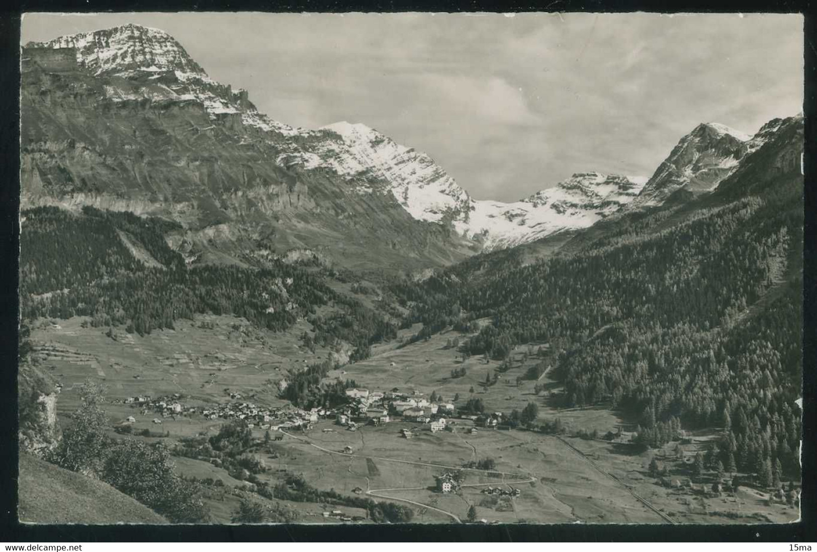 Leukerbad Rinderhorn Balmhorn Ferden Rothorn Majinghorn 1948 Gyger - Ferden