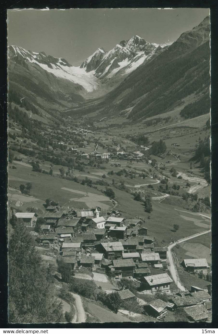 Lötschental Ferden Und Kippel Langgletscher 1948 Gyger - Ferden