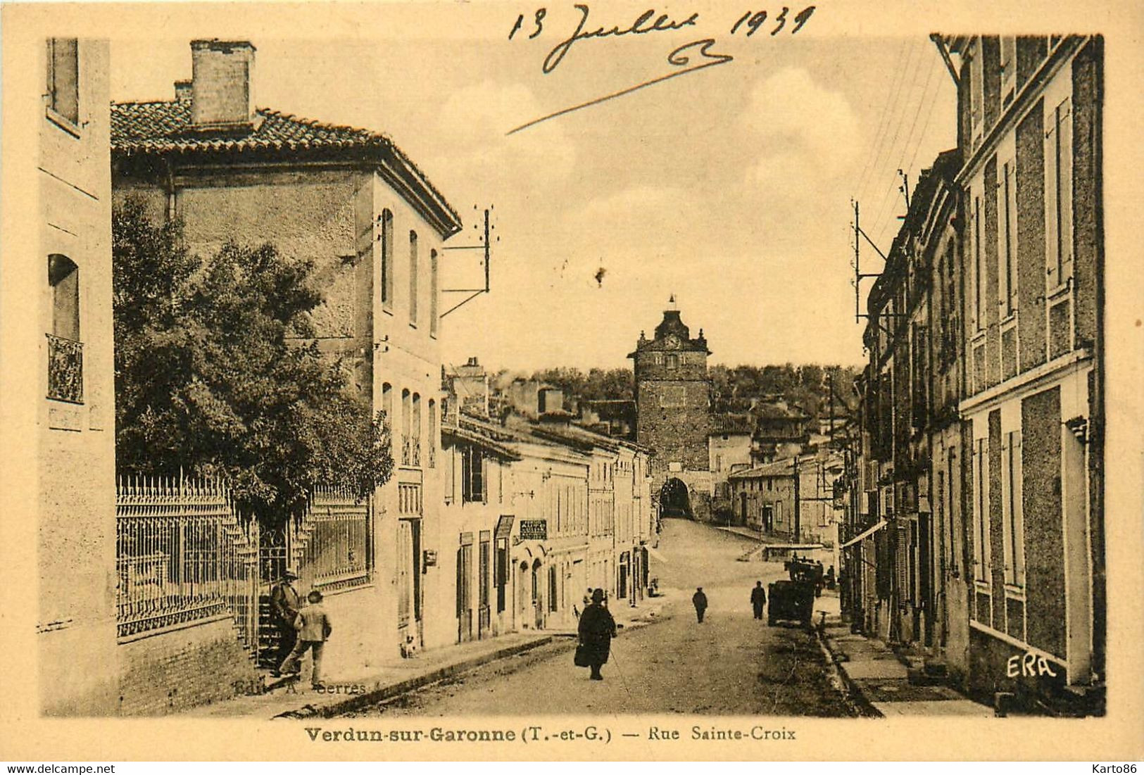 Verdun Sur Garonne * La Rue Ste Croix - Verdun Sur Garonne