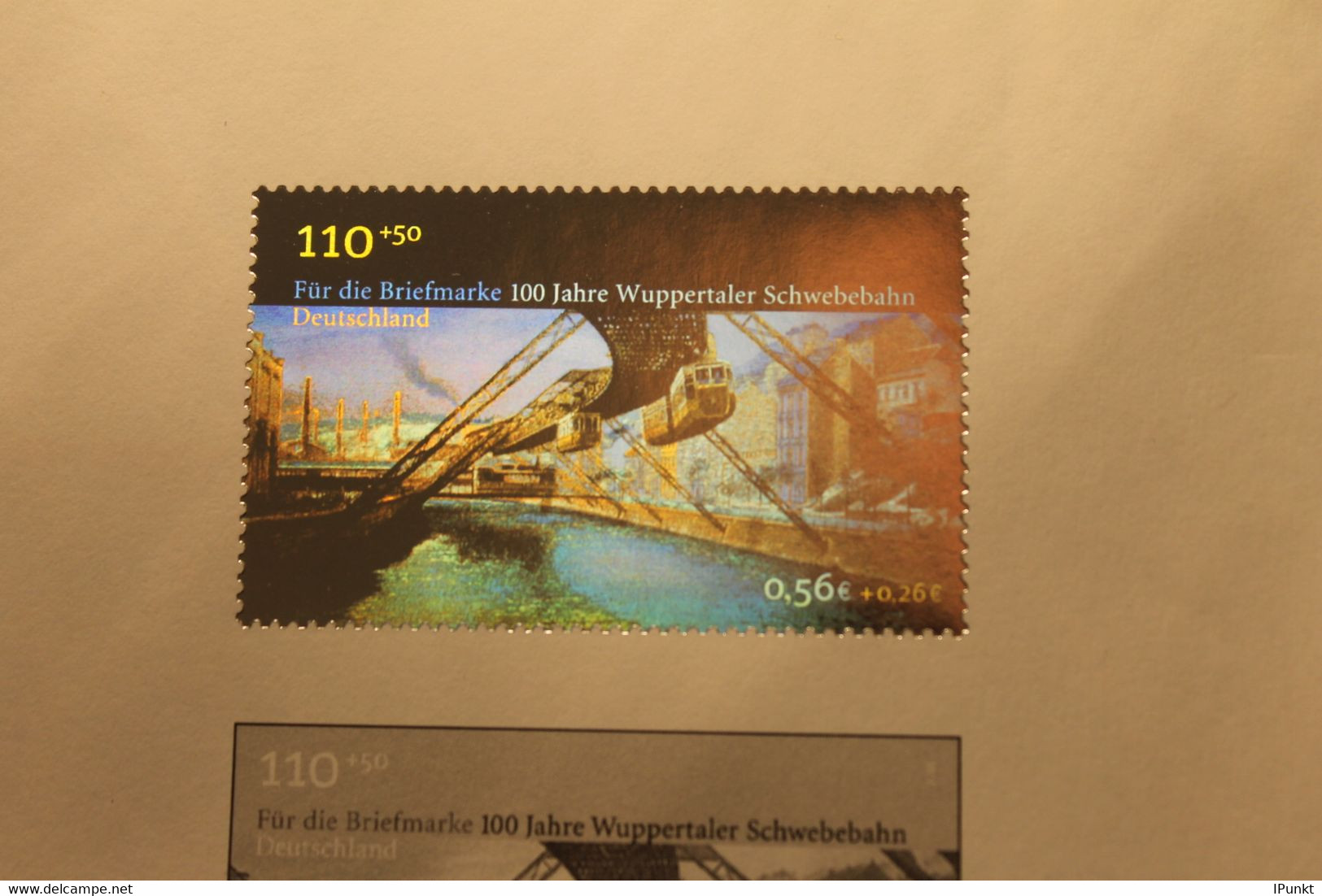 Deutschland 2001; Hologramm "100 Jahre Wuppertaler Schwebebahn" Mit Schwarzdruck; MiNr. 2171 - Ologrammi
