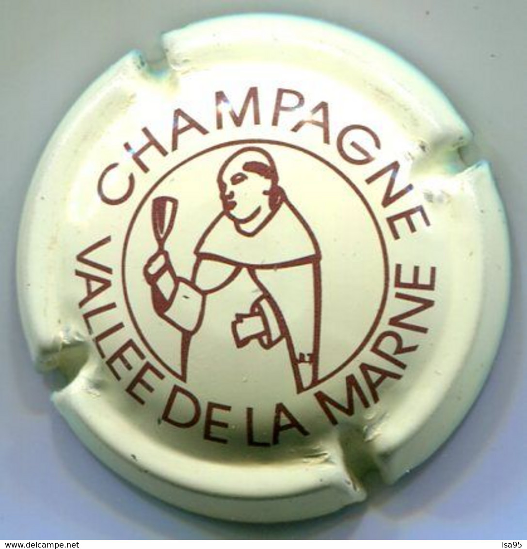 CAPSULE-CHAMPAGNE VALLEE DE LA MARNE DOM PERIGNON N°08 Blanc Cassée - Vallée De La Marne