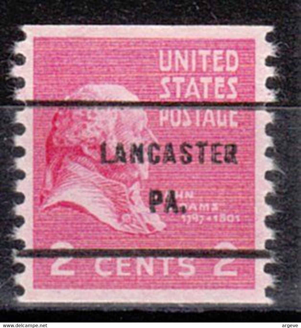 USA Precancel Vorausentwertungen Preo Bureau Pennsylvania, Lancaster 841-61 - Voorafgestempeld