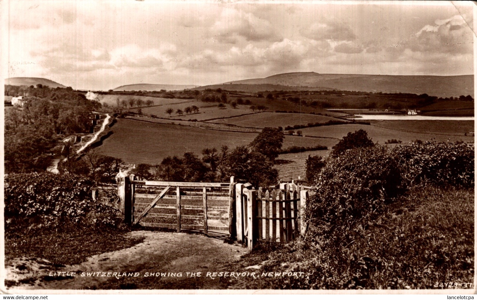 LITTLE SWITZERLAND SHOWING THE RESERVOIR - NEWPORT - Monmouthshire