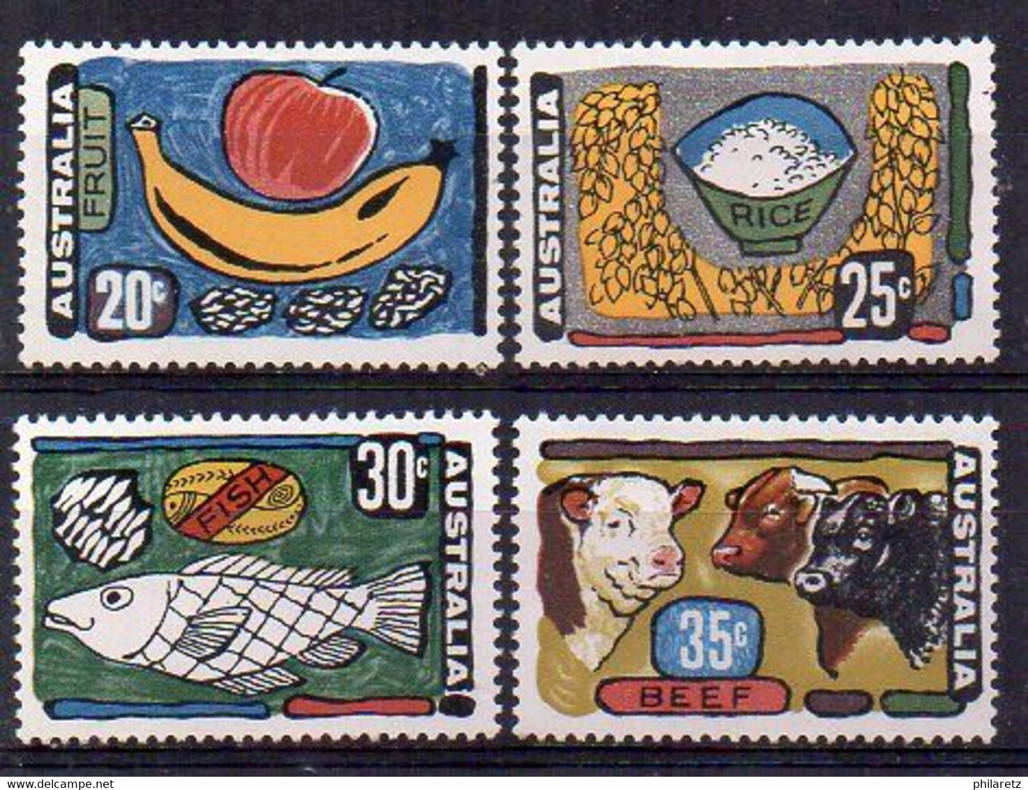 Australie N° 462 à 465 Neuf ** - Cote 25€ - Mint Stamps