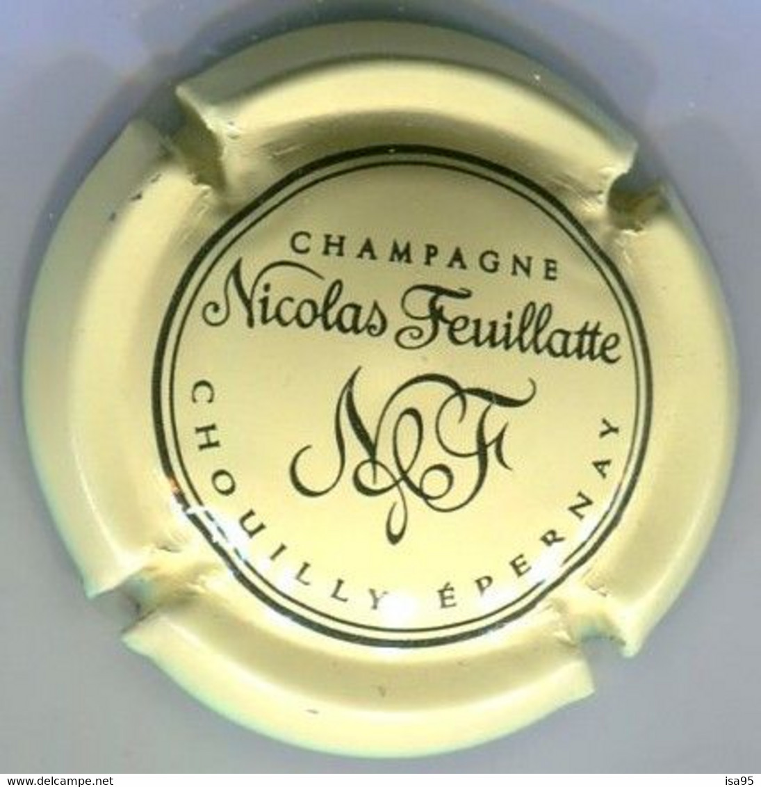 CAPSULE-CHAMPAGNE FEUILLATTE NICOLAS N°30d Crème Et Noir - Feuillate