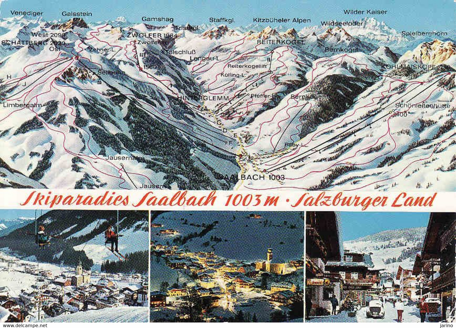 Austria, Salzburg >  Saalbach, Used 1966 - Saalbach