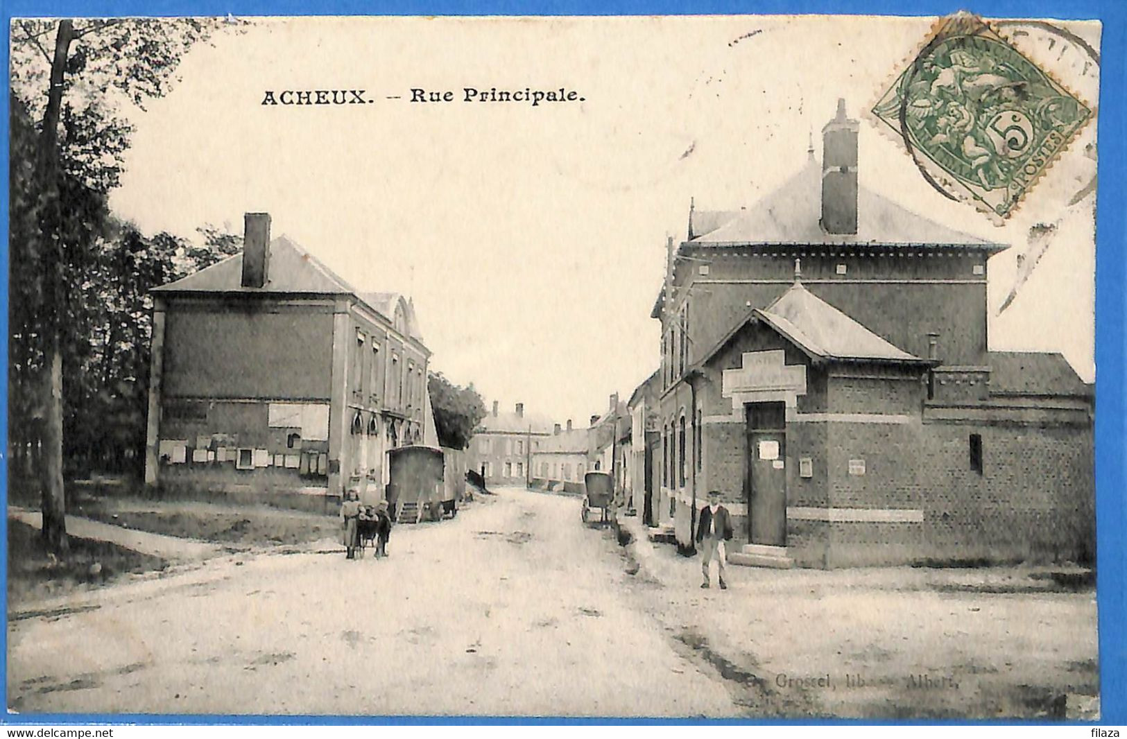80 - Somme - Acheux En Amienois - Rue Principale (N11257) - Acheux En Amienois