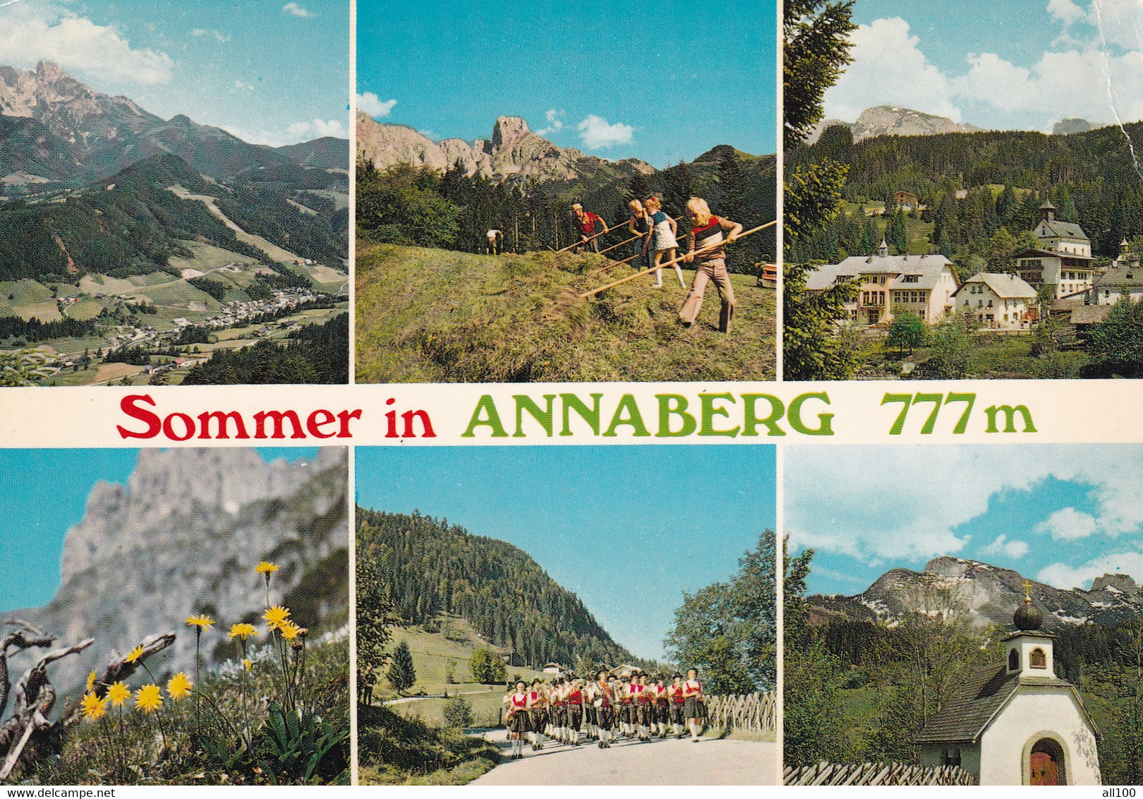 A22104 - Sommer In ANNABERG Lilienfeld Sommerfrische Europas Austria Osterreich Post Card Used 1979 Unc - Lilienfeld