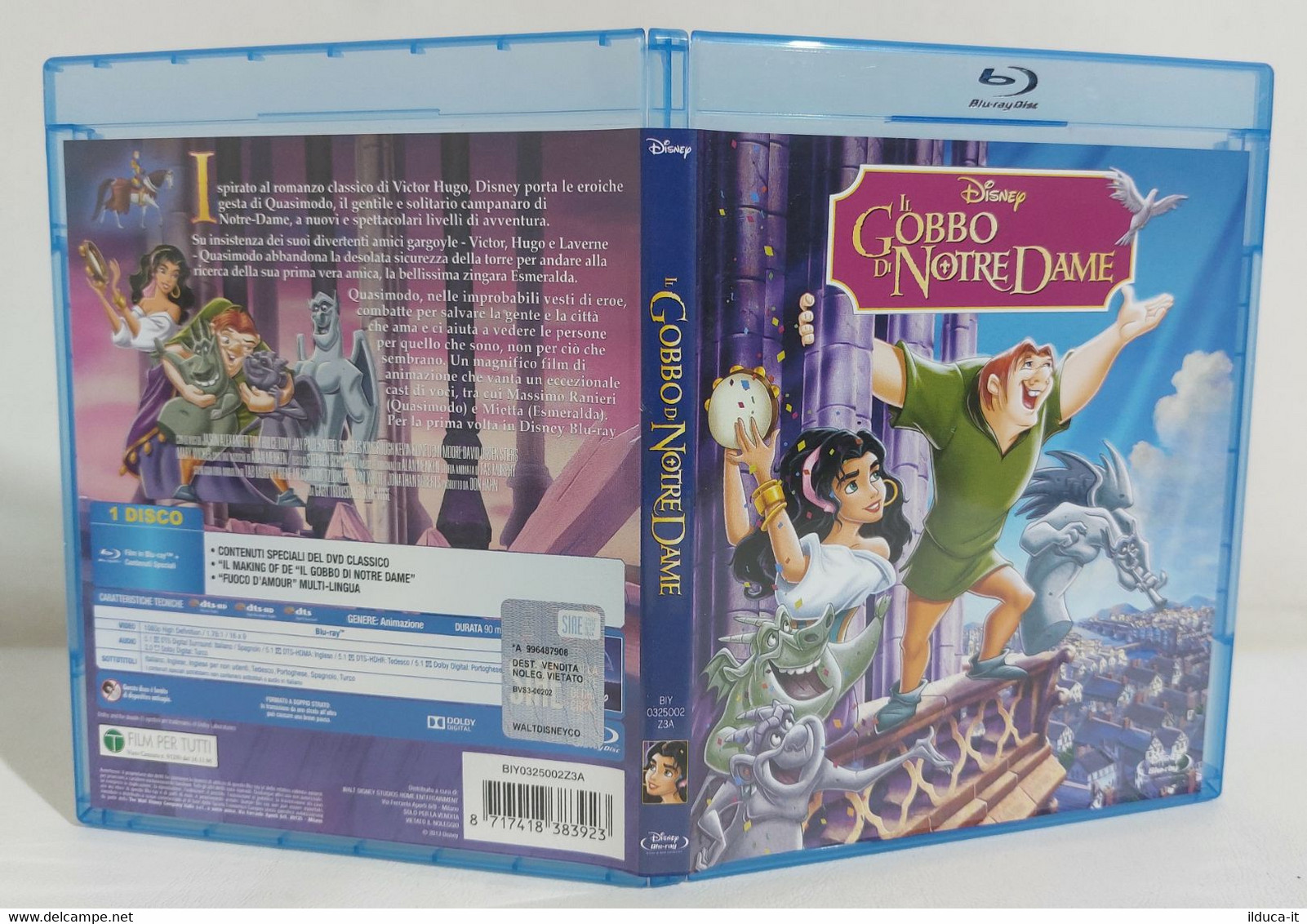 I109698 Blu-ray Disney - Il Gobbo Di Notre Dame - Dessin Animé