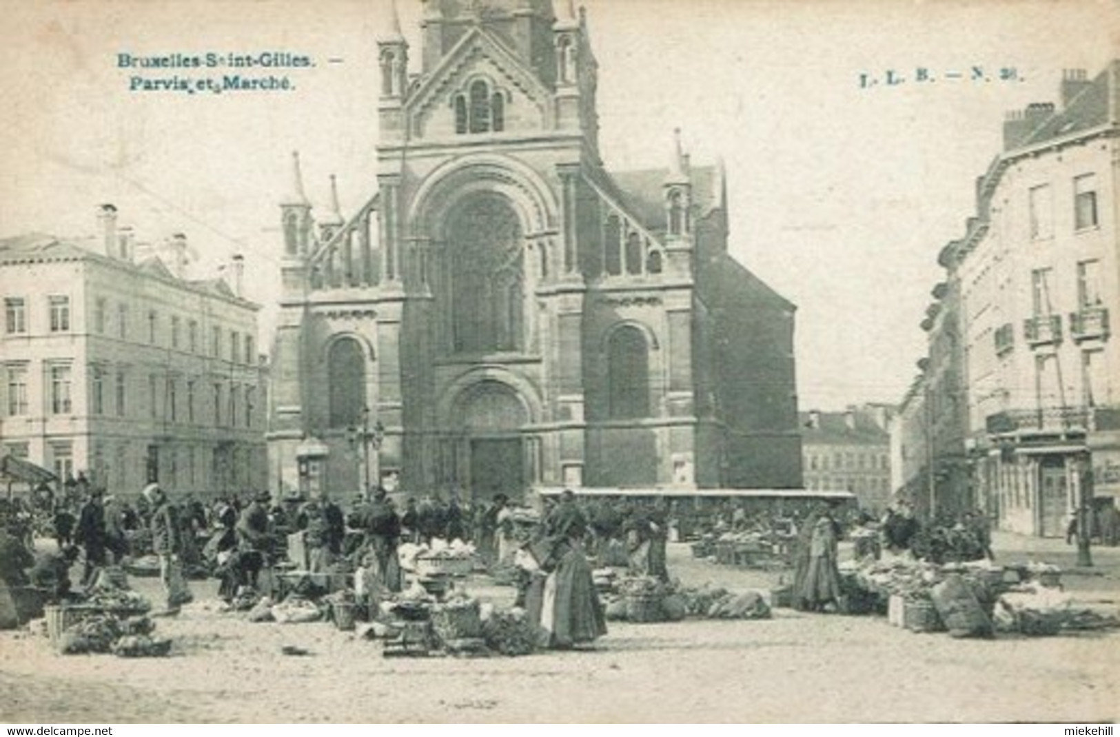 BRUXELLES-SAINT-GILLES- MARCHE DU PARVIS - St-Gilles - St-Gillis