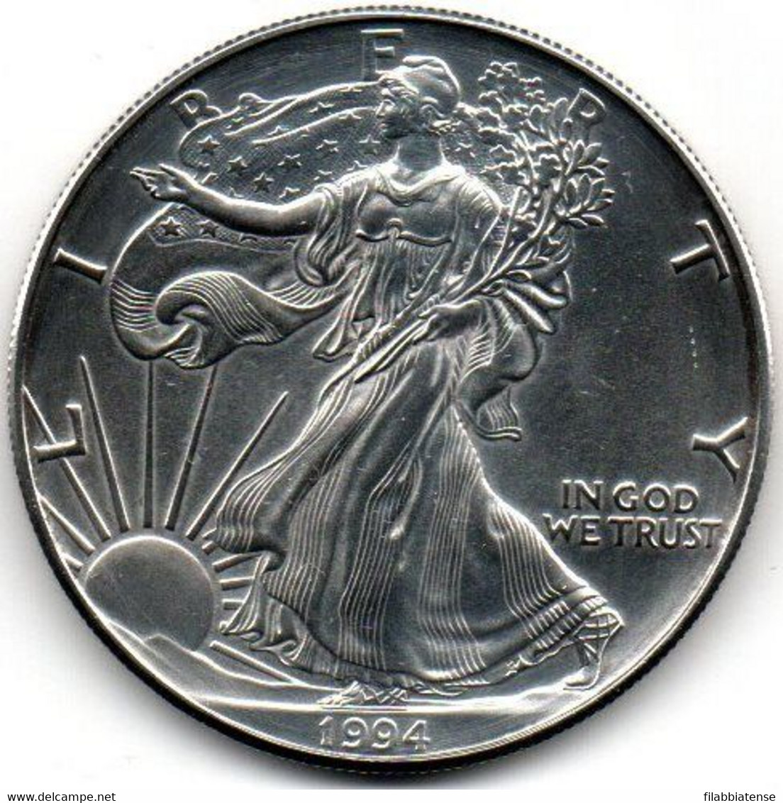 1994 - Stati Uniti 1 Dollar Argento  - Oncia Eagle      ---- - Commemoratifs