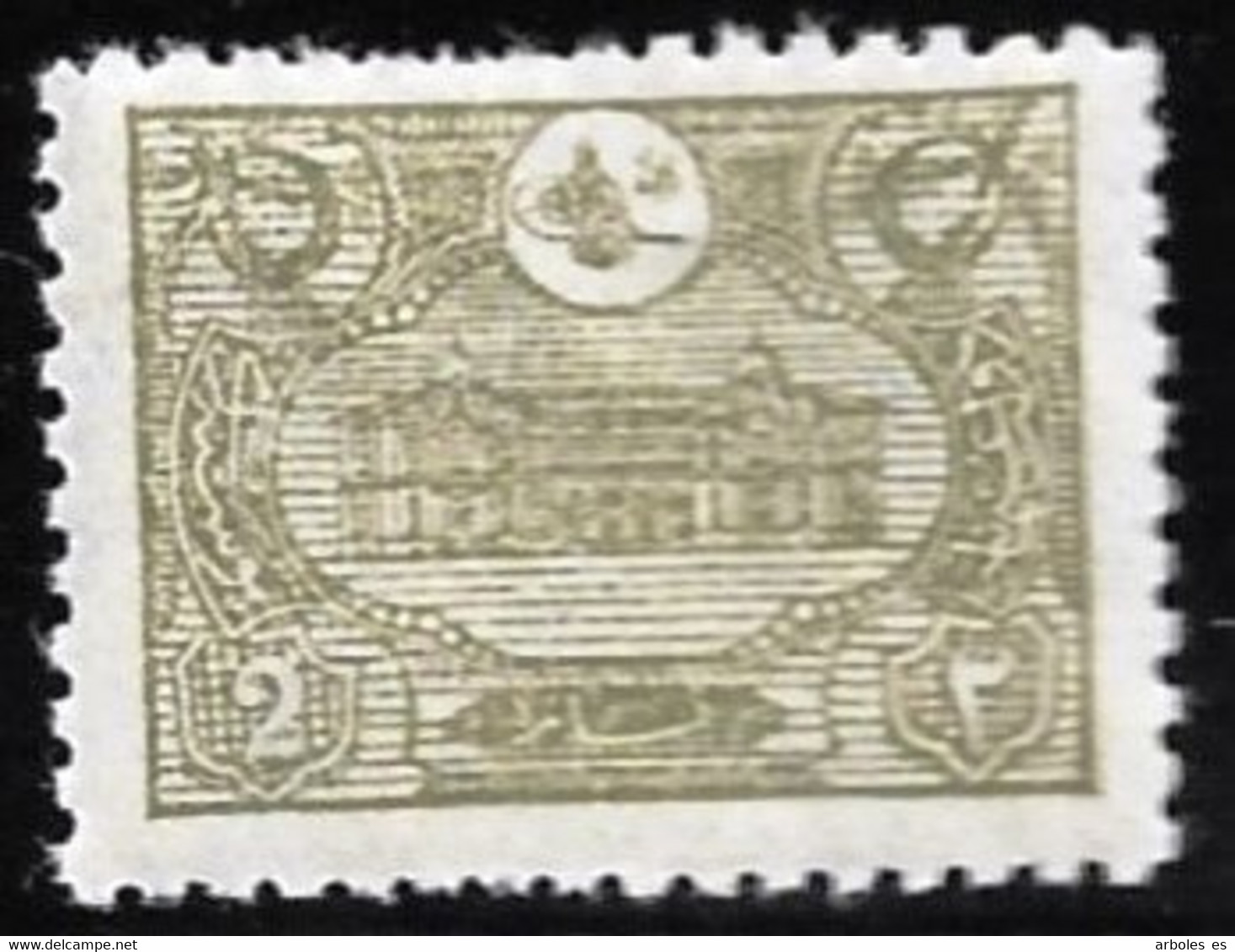 TURQUIA - SERIE BASICA - AÑO 1911 - CATALOGO YVERT Nº 0160 - NUEVOS - Lokomotiven