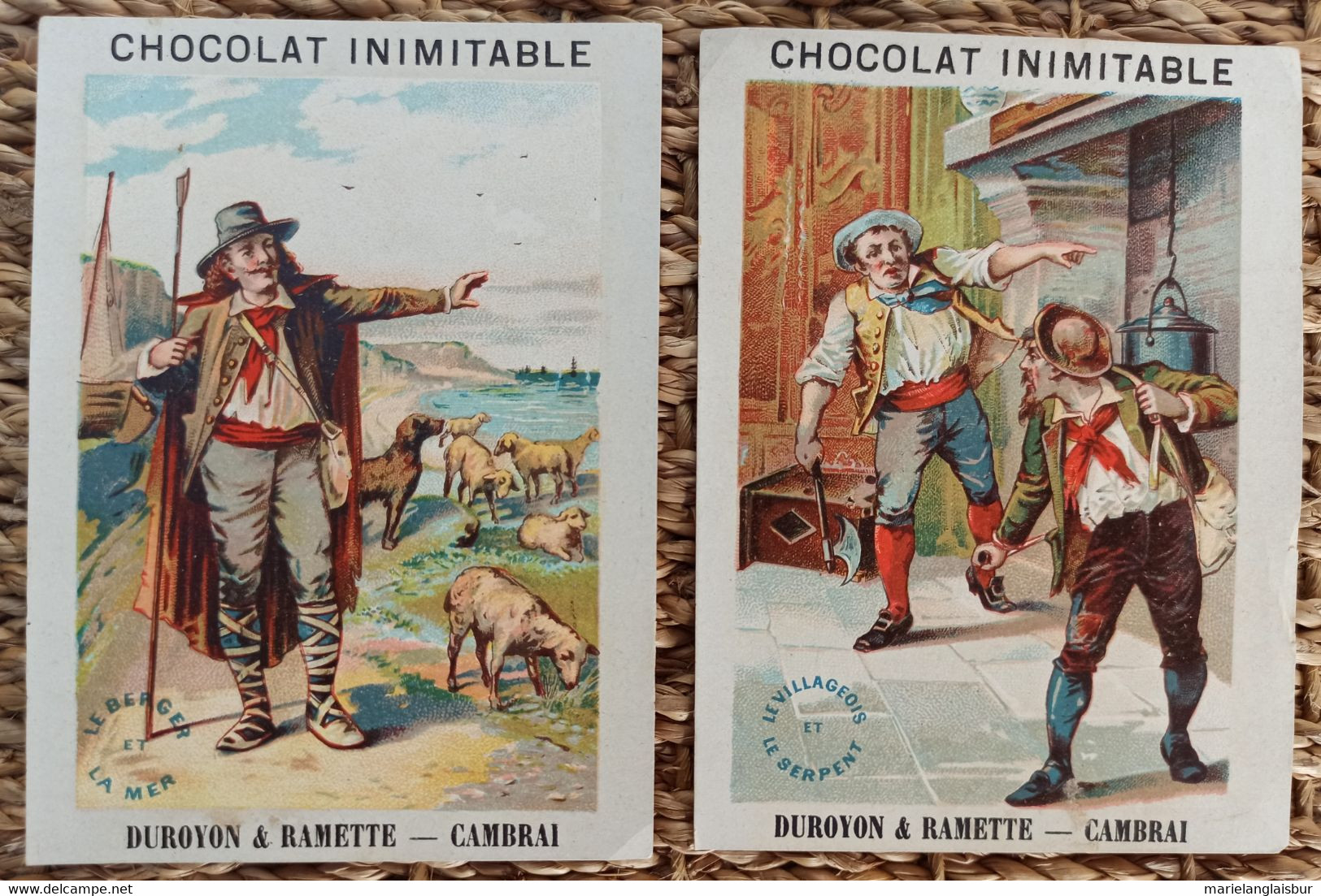 Chromo DUROYON & RAMETTE, Cambrai, Chocolat Inimitable - Duroyon & Ramette