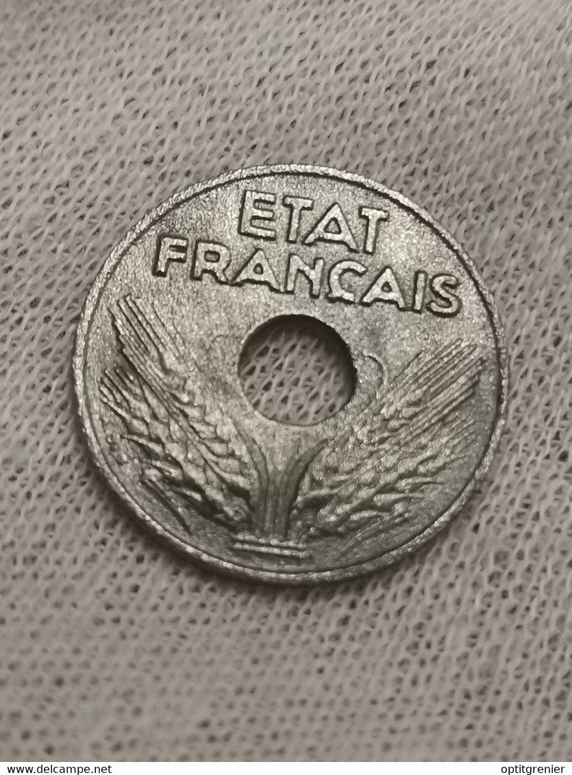 10 CENTIMES 1941 ETAT FRANCAIS Grand Module 21 Mm 2.17 G - 10 Centimes