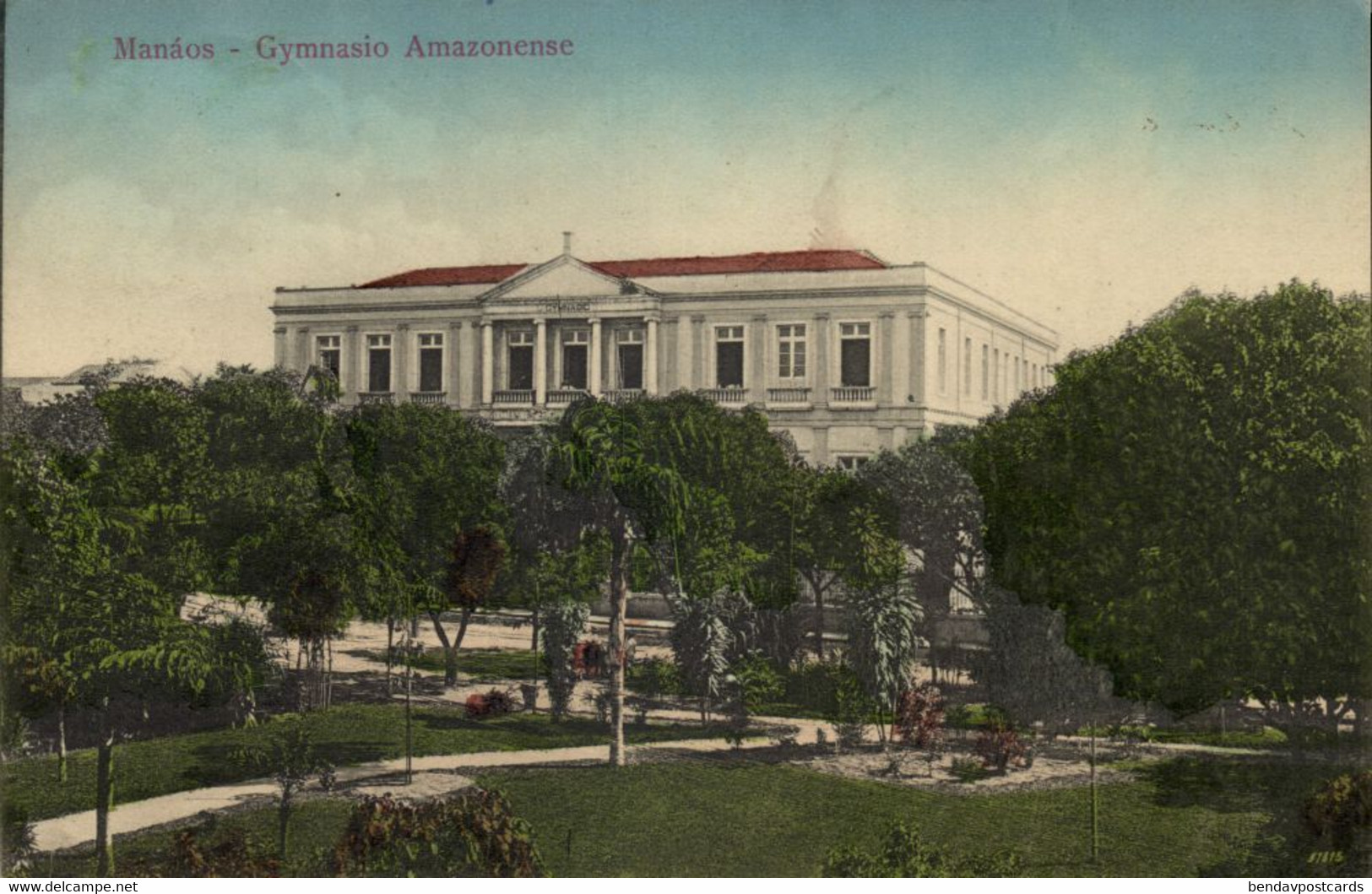 Brazil, MANAOS MANAUS, Gymnasio Amazonense (1913) Postcard - Manaus