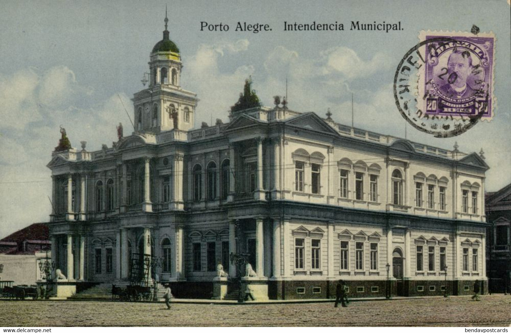 Brazil, PORTO ALEGRE, Intendencia Municipal (1910s) Postcard - Porto Alegre