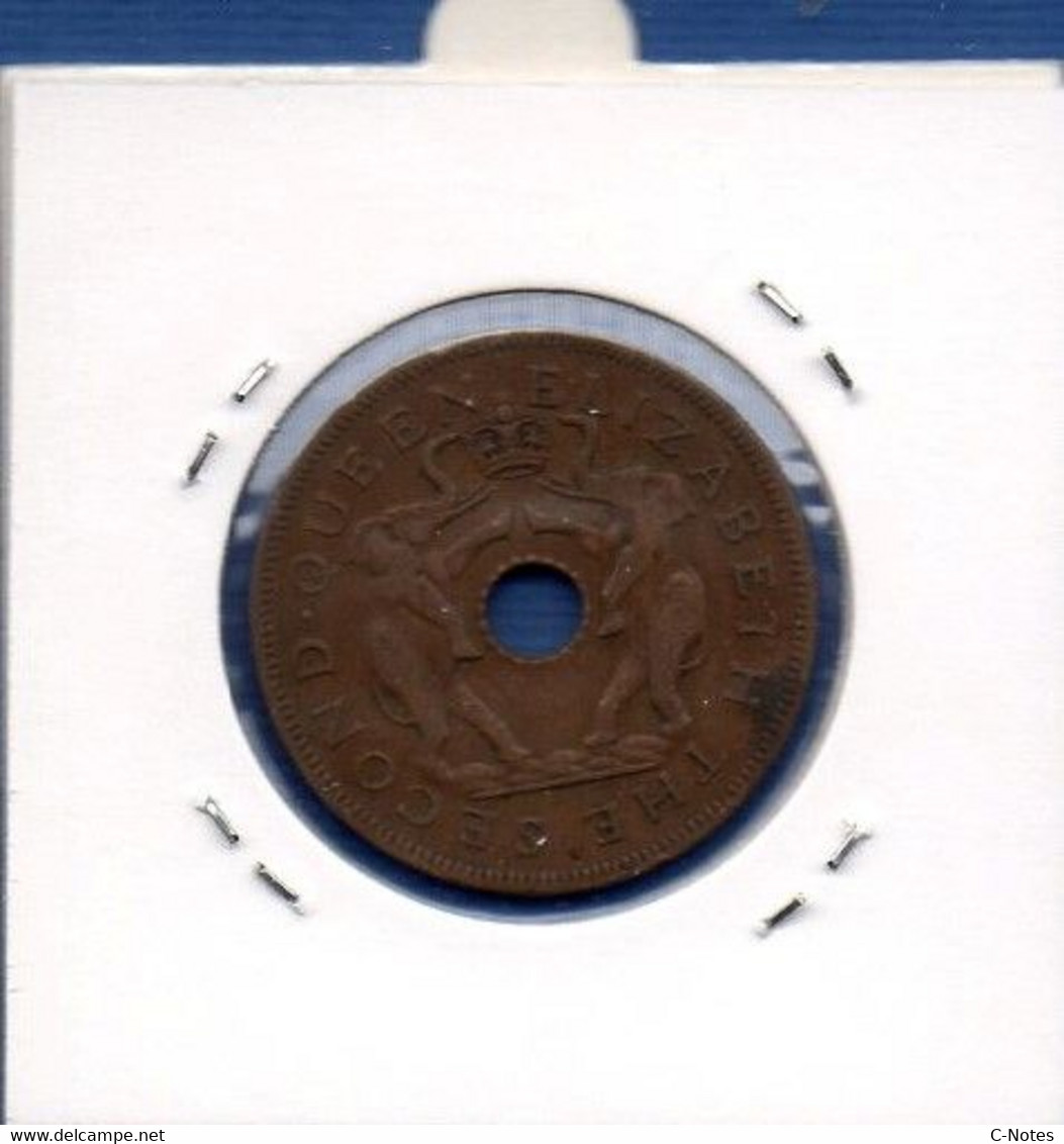 RHODESIA AND NYASALAND - 1 Penny 1957  -  See Photos - Km 2 - Rhodesia