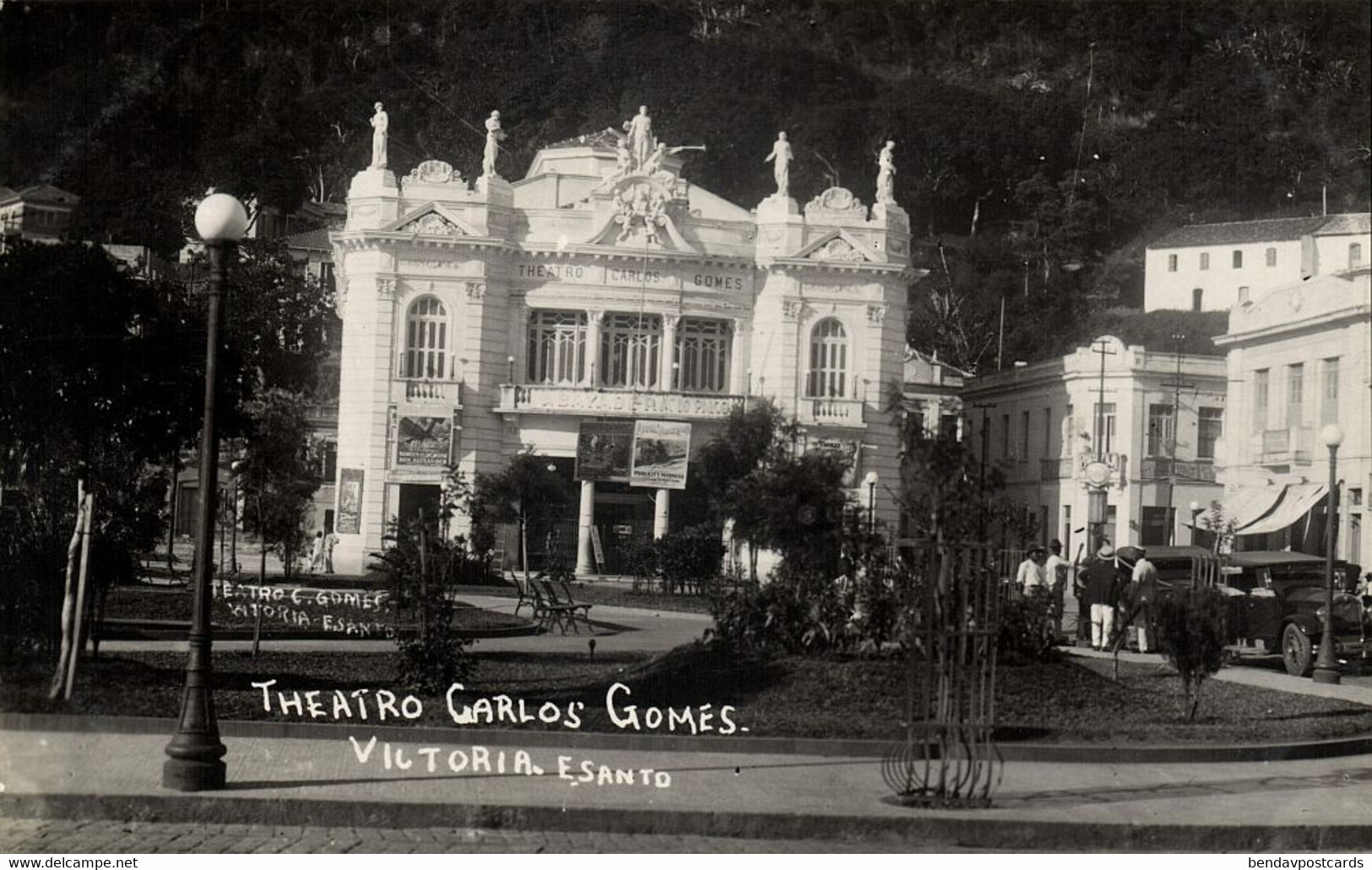 Brazil, VITORIA, Espírito Santo, Carlos Gomes Theatre (1930s) Real Photo - Vitória