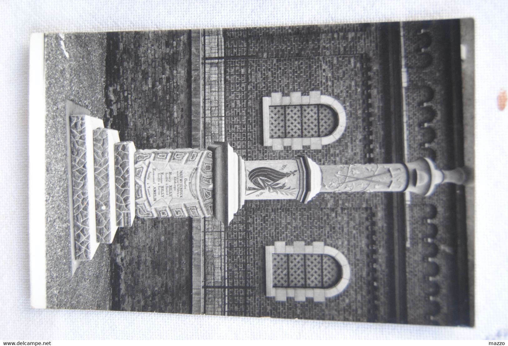 506/Monument érigé à WANLIN-Combattants-par Ateliers M.LOTTE-HANCHIR PALISEUL(Station)-carte-photo - Houyet