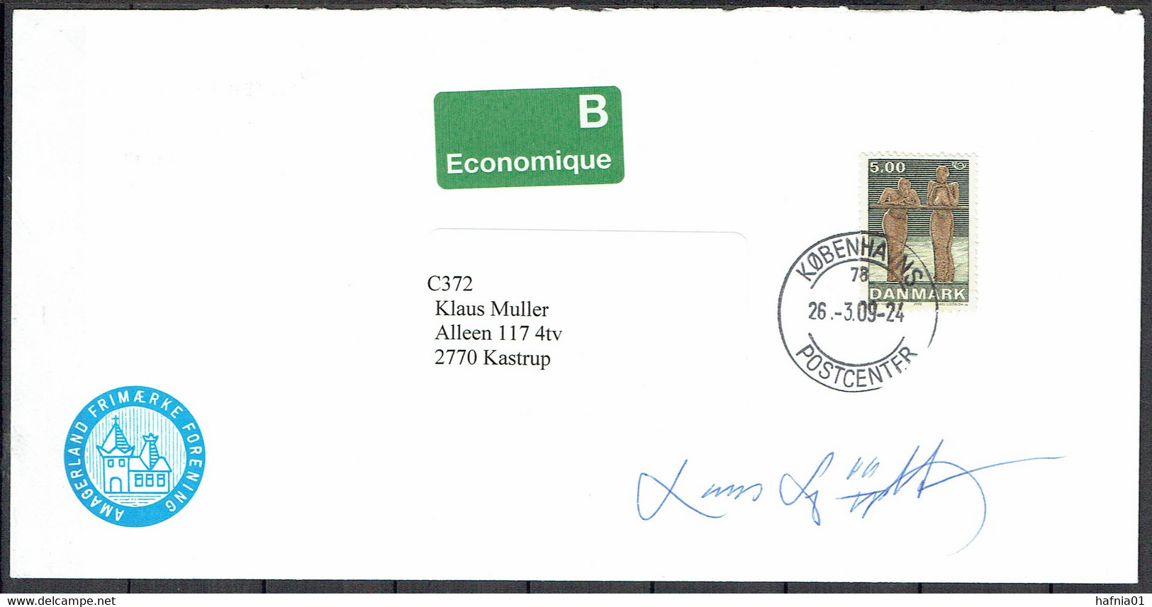 Lars Sjööblom. Denmark 2002. Art Of The 20th Century. Michel 1304 . Signed. - Storia Postale