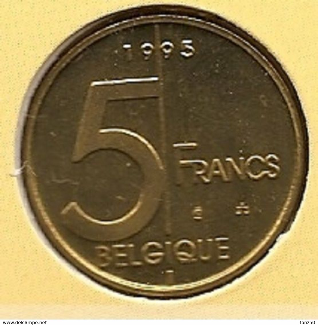 5 Frank 1995 Frans * Uit Muntenset * FDC - 5 Francs
