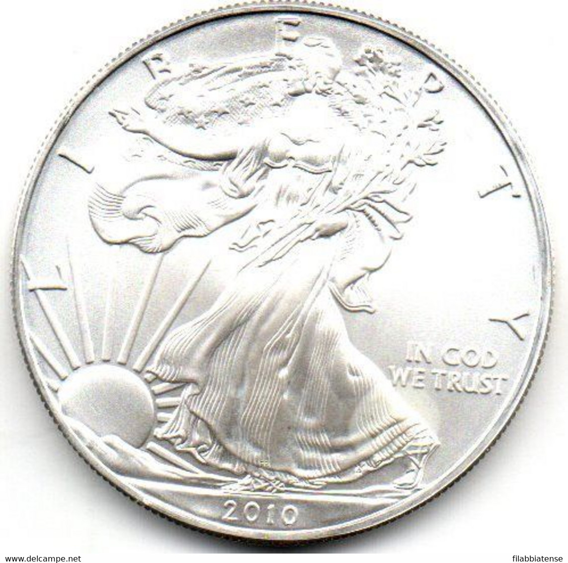 2010 - Stati Uniti 1 Dollar Argento  - Oncia Eagle      ---- - Commemoratifs