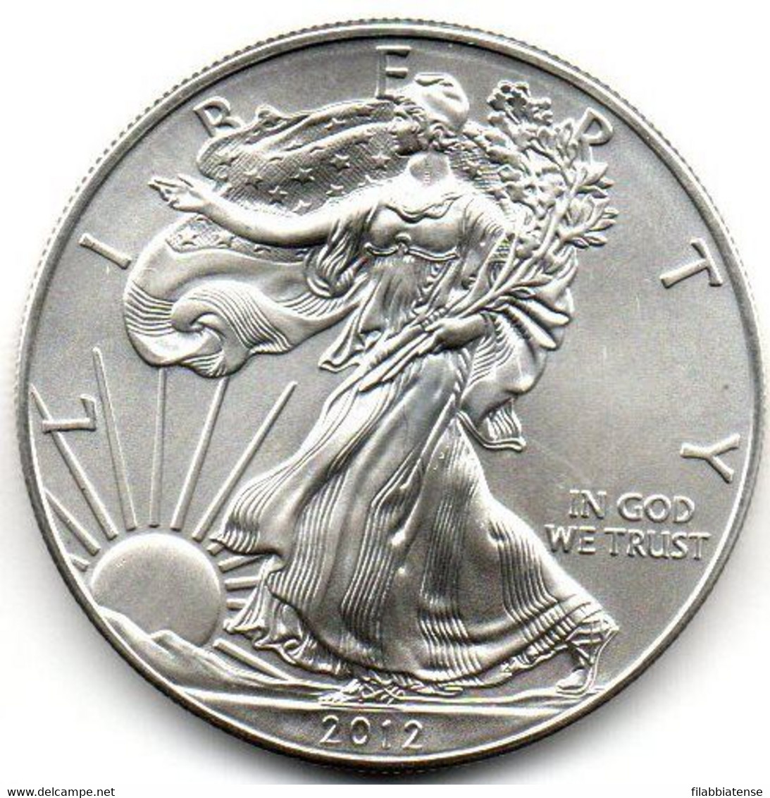 2012 - Stati Uniti 1 Dollar Argento  - Oncia Eagle      ---- - Commemoratifs