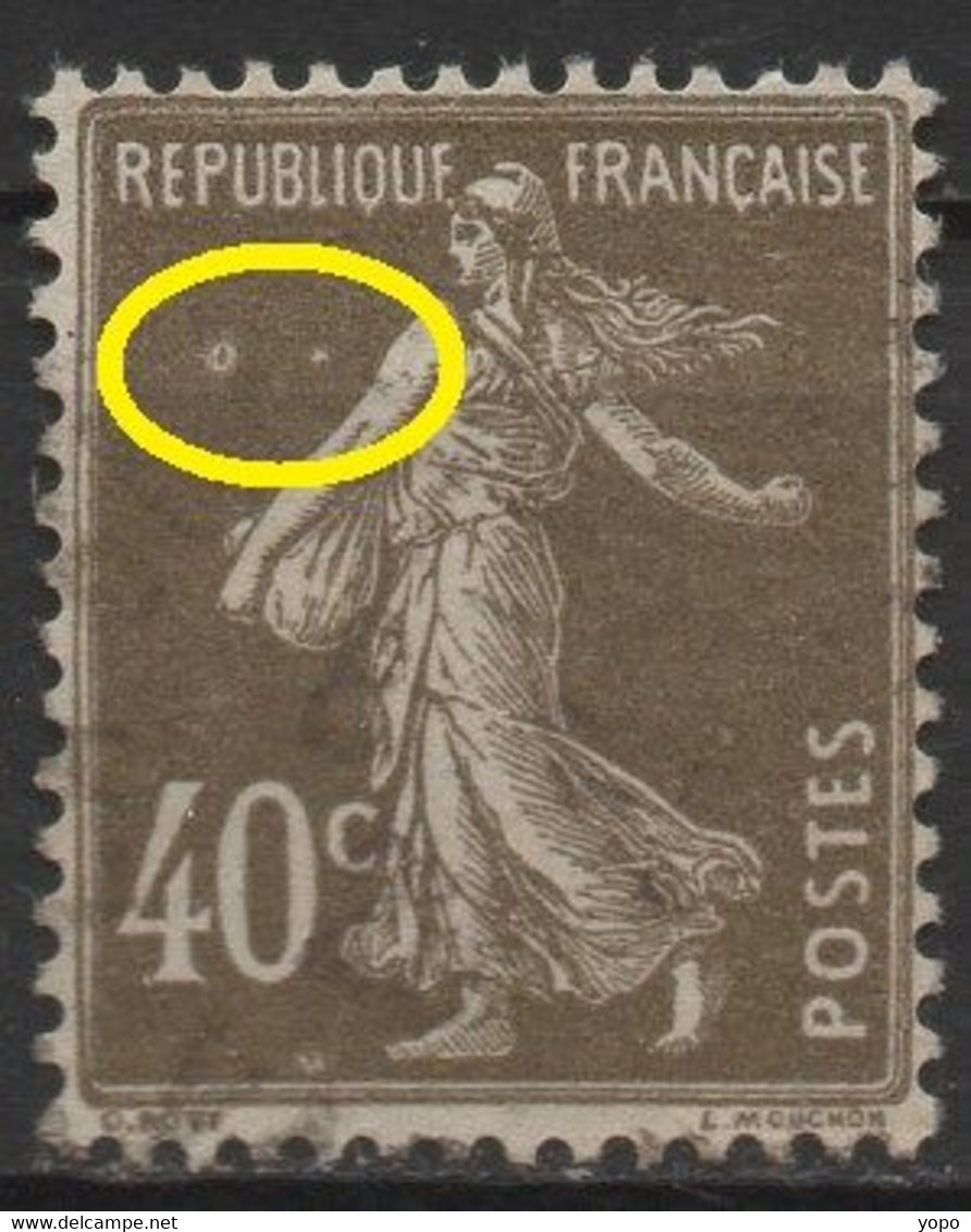 Timbre Semeuse Camée N° 193  Anneau De Lune. - Used Stamps