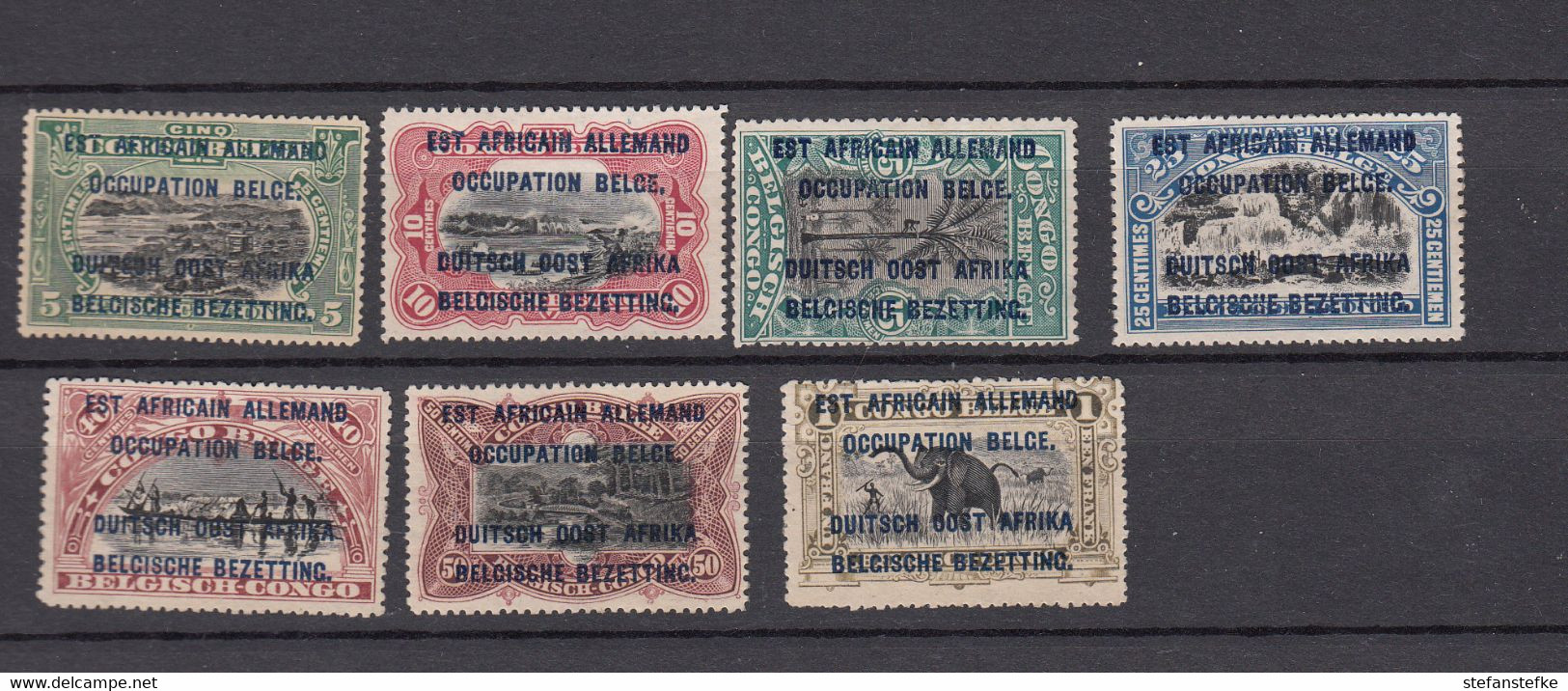 Ruanda - Urundi Ocb Nr: 28B - 34B Sans Gomme  (zie Scan) - Unused Stamps