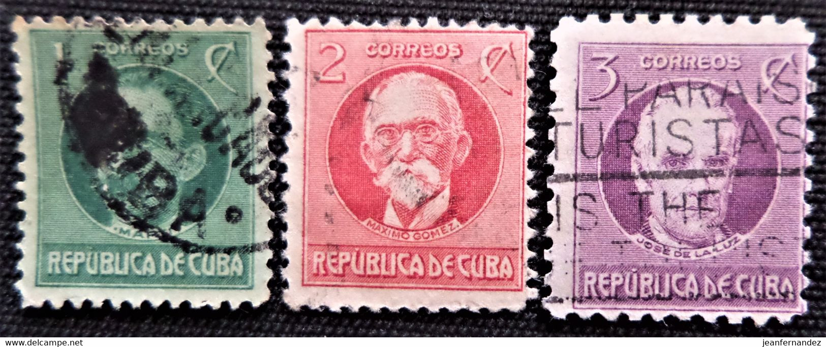 Timbres De Cuba 1917 Politiciens   Y&T N° 175 à 177 - Oblitérés