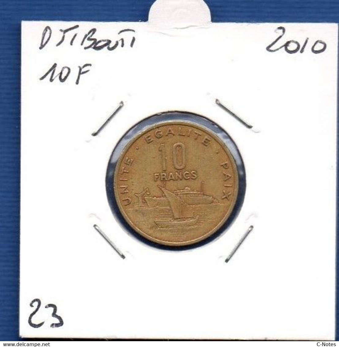 DJIBOUTI - 10 Francs 2010 -  See Photos -  Km 23 - Djibouti