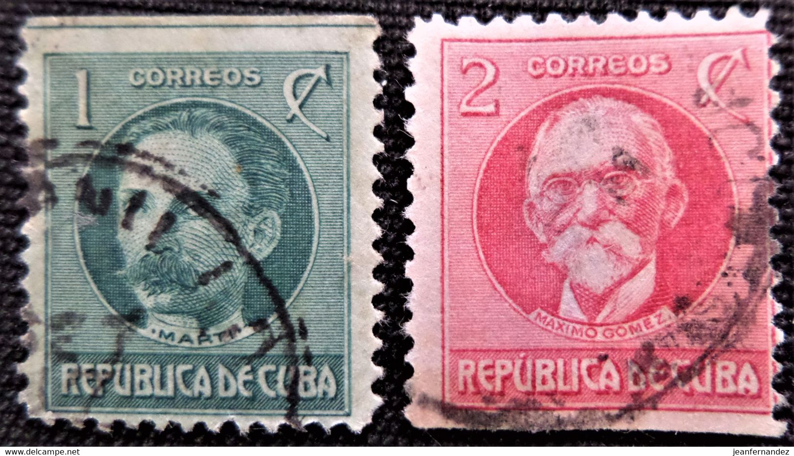 Timbres De Cuba 1917 Politiciens   Y&T N° 175 Et 176 - Oblitérés