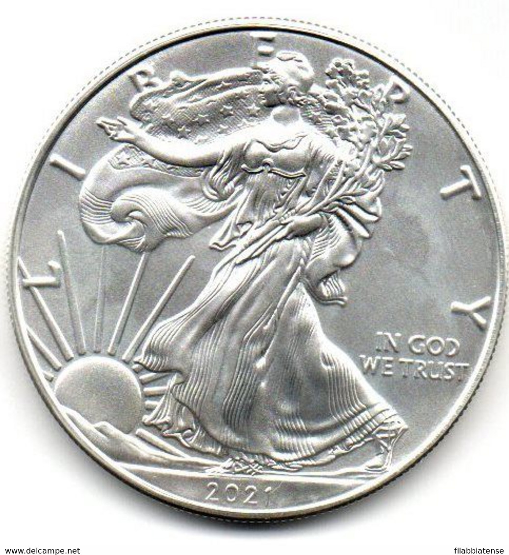 2021 - Stati Uniti 1 Dollar Argento  - Oncia Eagle      ---- - Commemoratifs