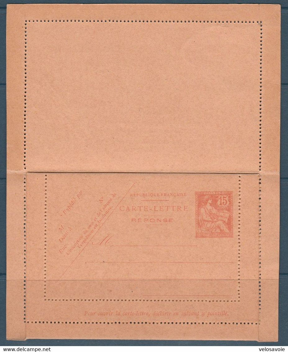 N° 125-CLRP 1 MOUCHON 15c NEUF TTB - Letter Cards