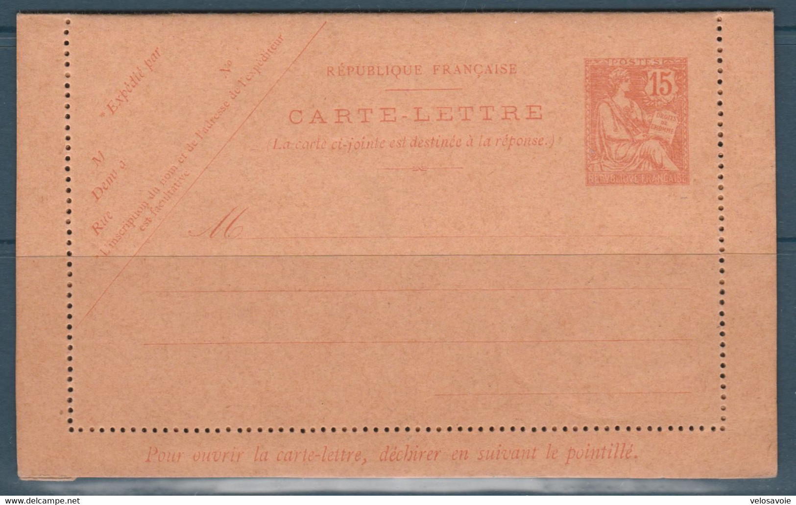 N° 125-CLRP 1 MOUCHON 15c NEUF TTB - Cartoline-lettere