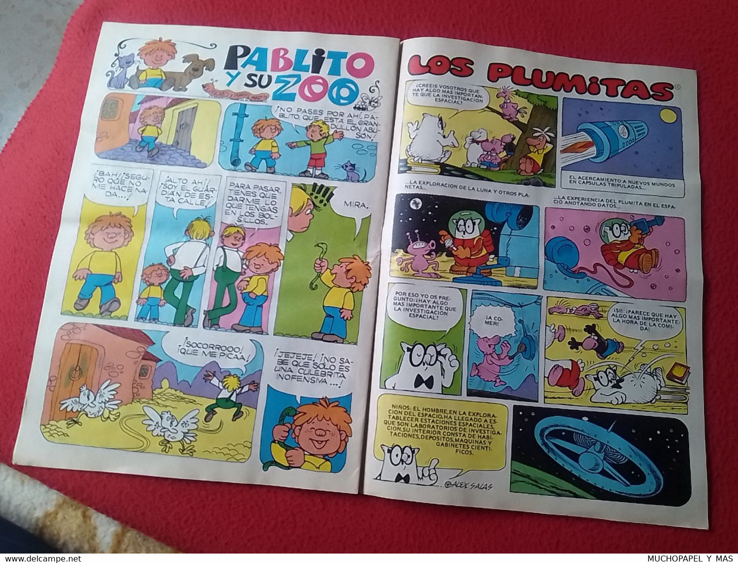 ANTIGUA REVISTA INFANTIL COMIC TEBEO COLE COLE GABY FOFO MILIKI Y FOFITO Nº 38 OCT. 1976 BRUGUERA LOS PAYASOS DE LA TELE