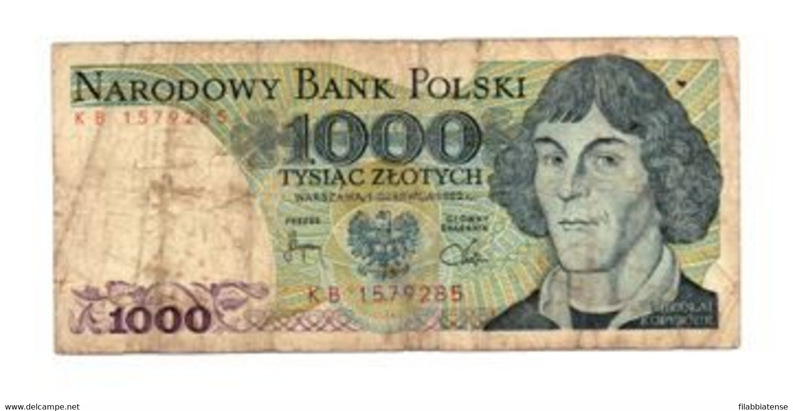 Polonia - 1.000 Zlotych 1982    +++++++ - Pologne