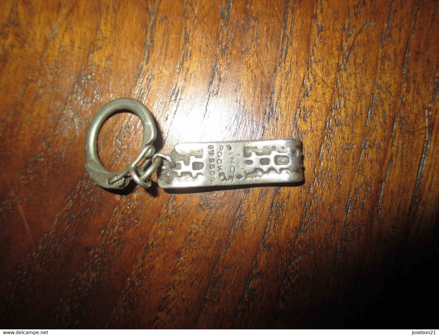 Ancien Porte Clef Pince Pocket Argent Début XX ème - Autres & Non Classés