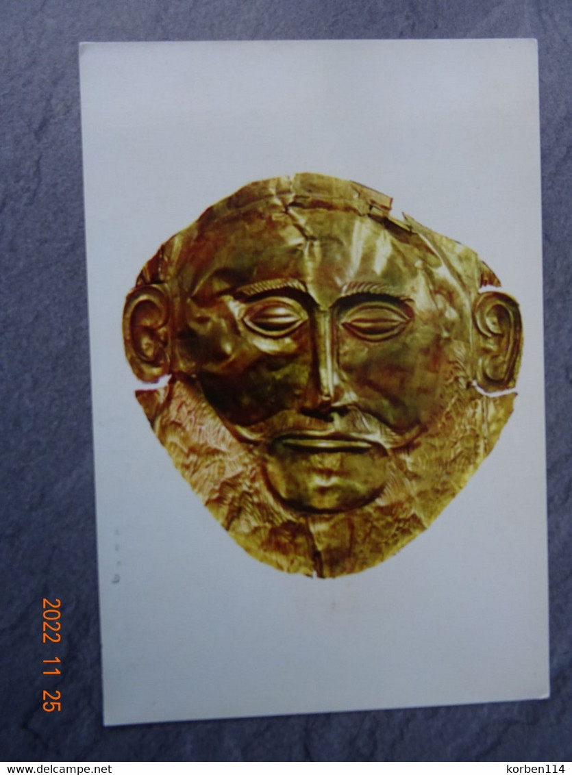 ATHENE  MASK FROM THE ACROPOLIS OF MYCENAE - Sculptures