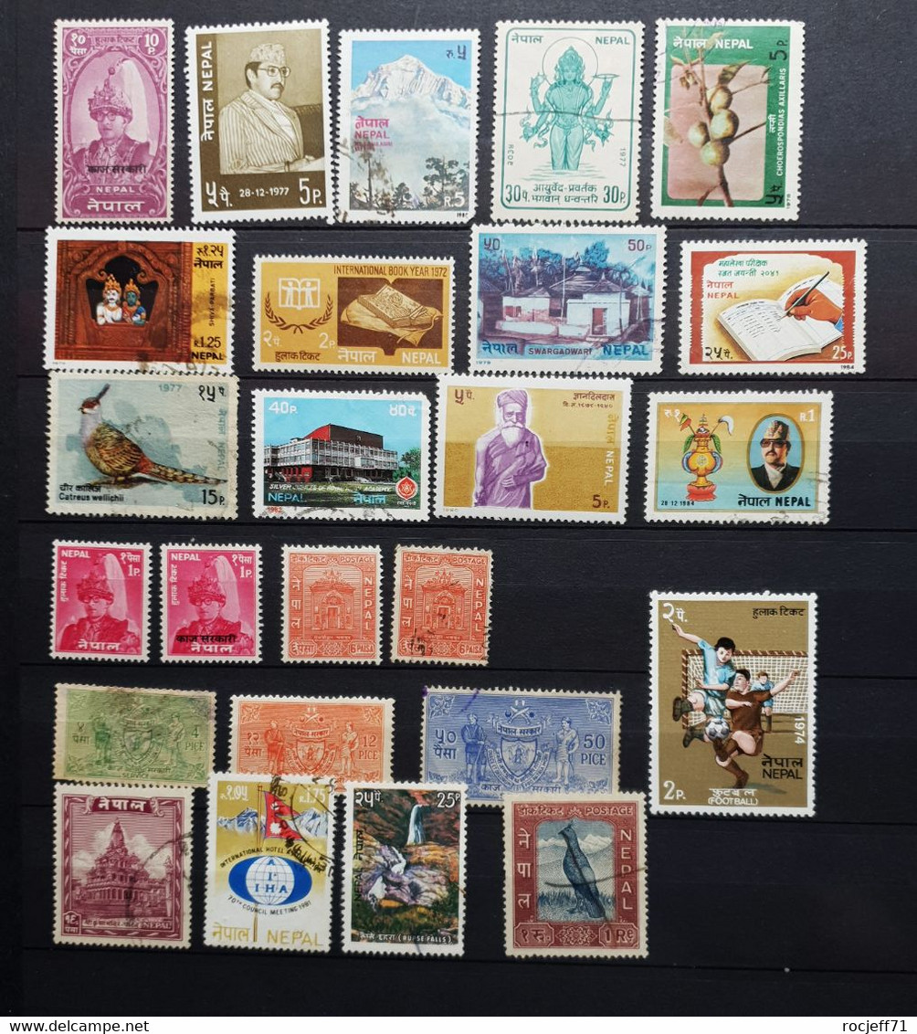 11 - 22 //  Nepal - Lot De Timbres Oblitérés Et ** - MNH - Népal