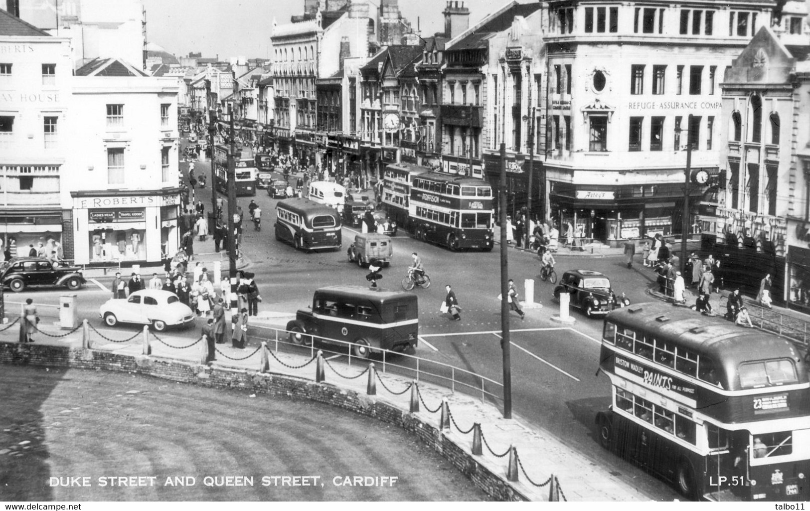 Glamorgan -  Duke Street  And Queen Street - Cardif - Glamorgan