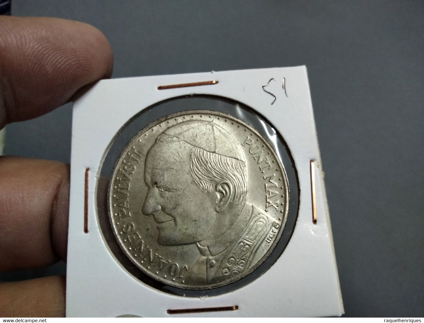 VATICAN MEDAL - Pope John Paul II Catholic Medal - SILVER (G#24-51) - Monarquía/ Nobleza